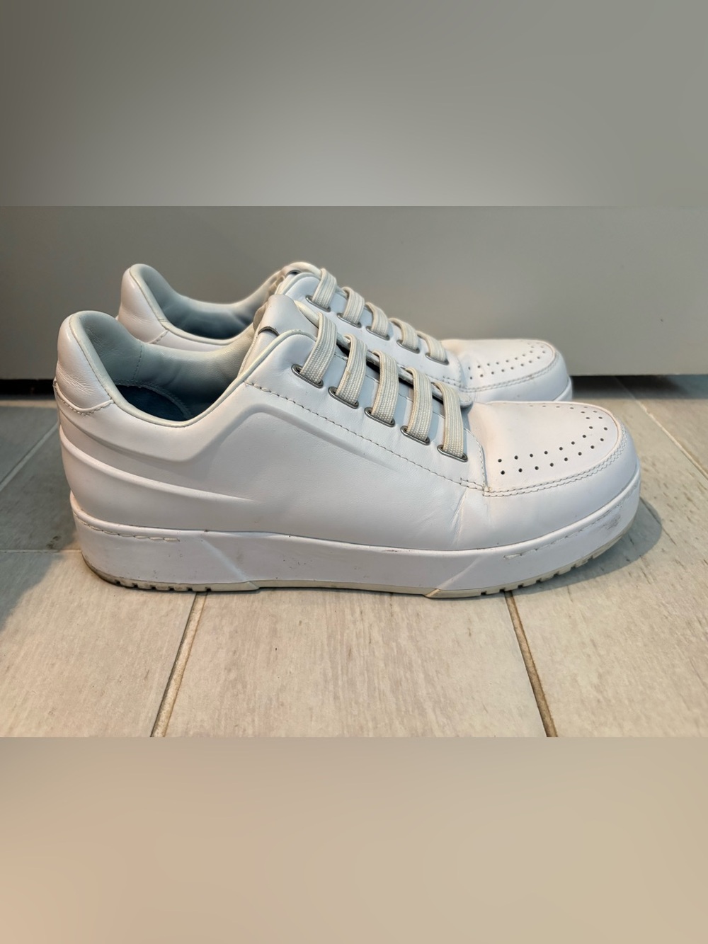 3.1 PHILLIP LIM White PL31 Low Top Sneakers men size 44